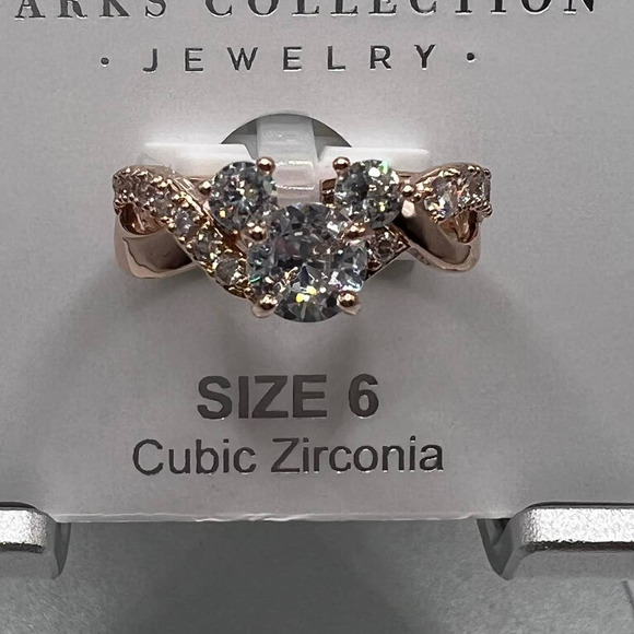 Disney Jewelry - Disney Parks Collection Mickey Icon Twist Cubic Zirconia Ring Size 6 NWT